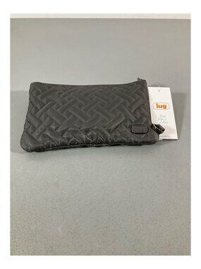 Lug Peekaboo Crossbody Phone Pouch in Gunmetal Grey with Zipper Closure
